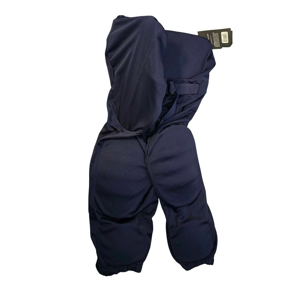 Champro Integrated Football Pants Stretch Dazzle Built-In‎ Pads Navy Adult M